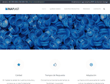 Tablet Screenshot of inaplast.cl